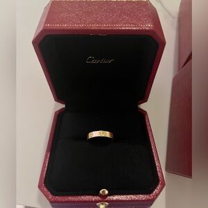 Cartier Small Love Ring Yellow Gold Size 49